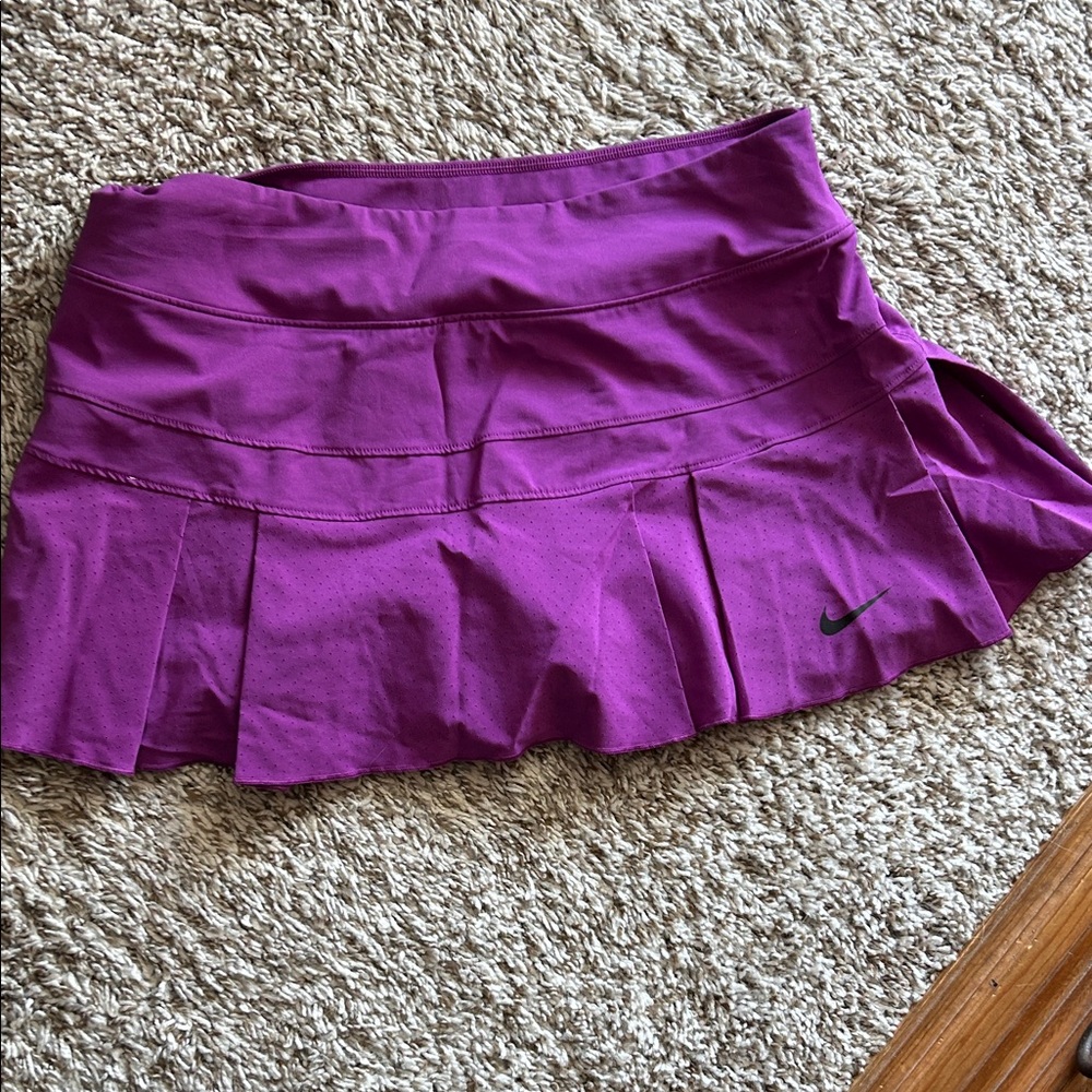 Nike Magenta Pleated Skirt